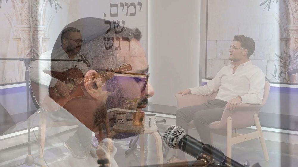 Fled spotlight for 40 years until he composed the song sung in every synagogue. Eli Guthalef hosts Uri Abraham