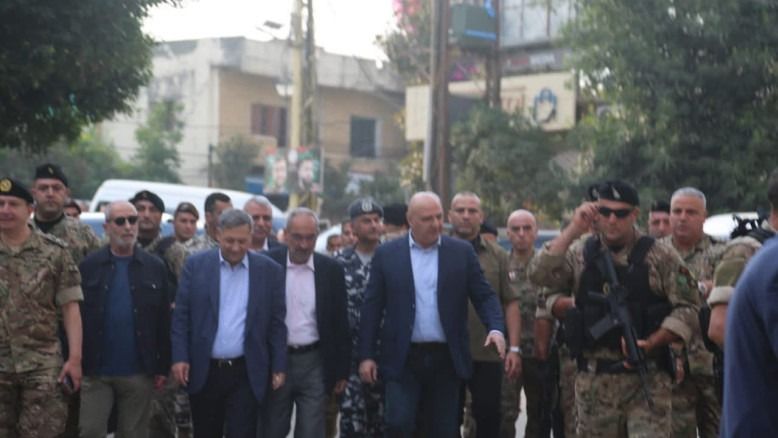 Lebanon president visits Nabatieh, calls for state sovereignty