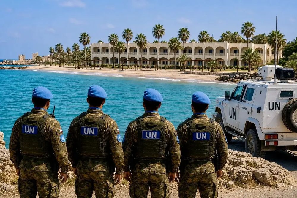City beyond our border turned UN soldiers into its tourists