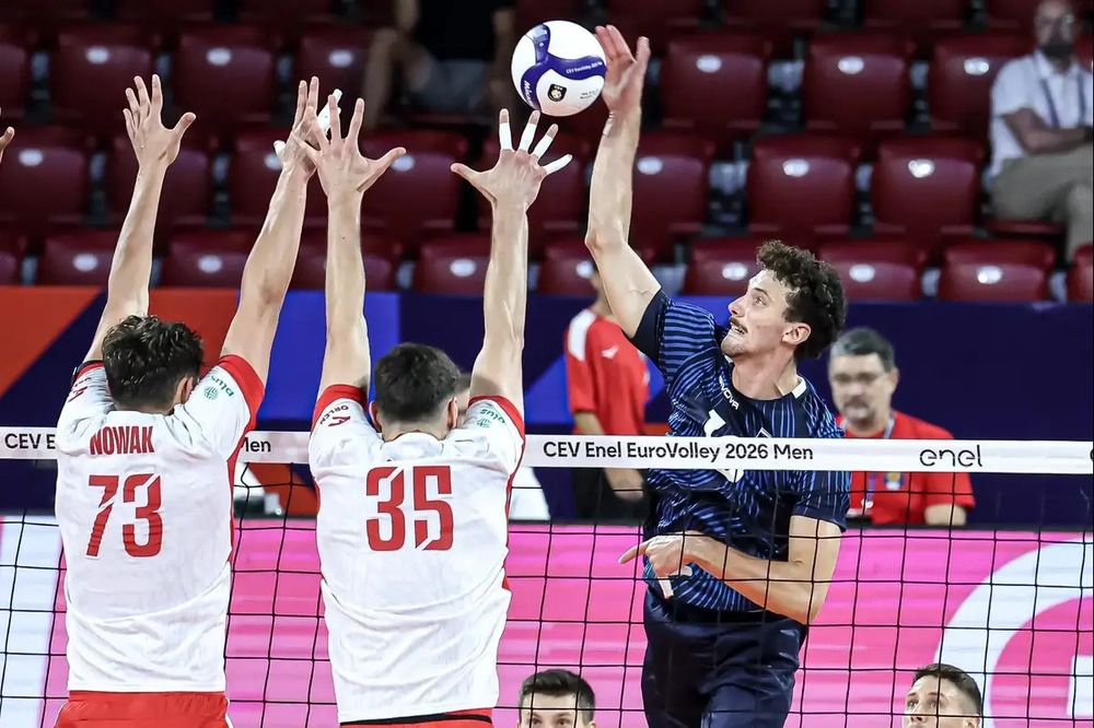 Lost to strong Poland in European volleyball championship