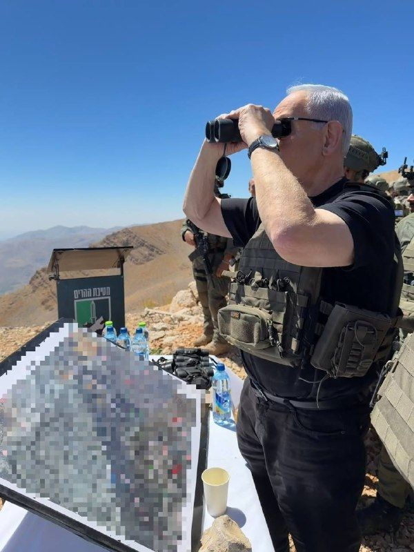 Netanyahu at Syrian Hermon: will defeat Iran's regime